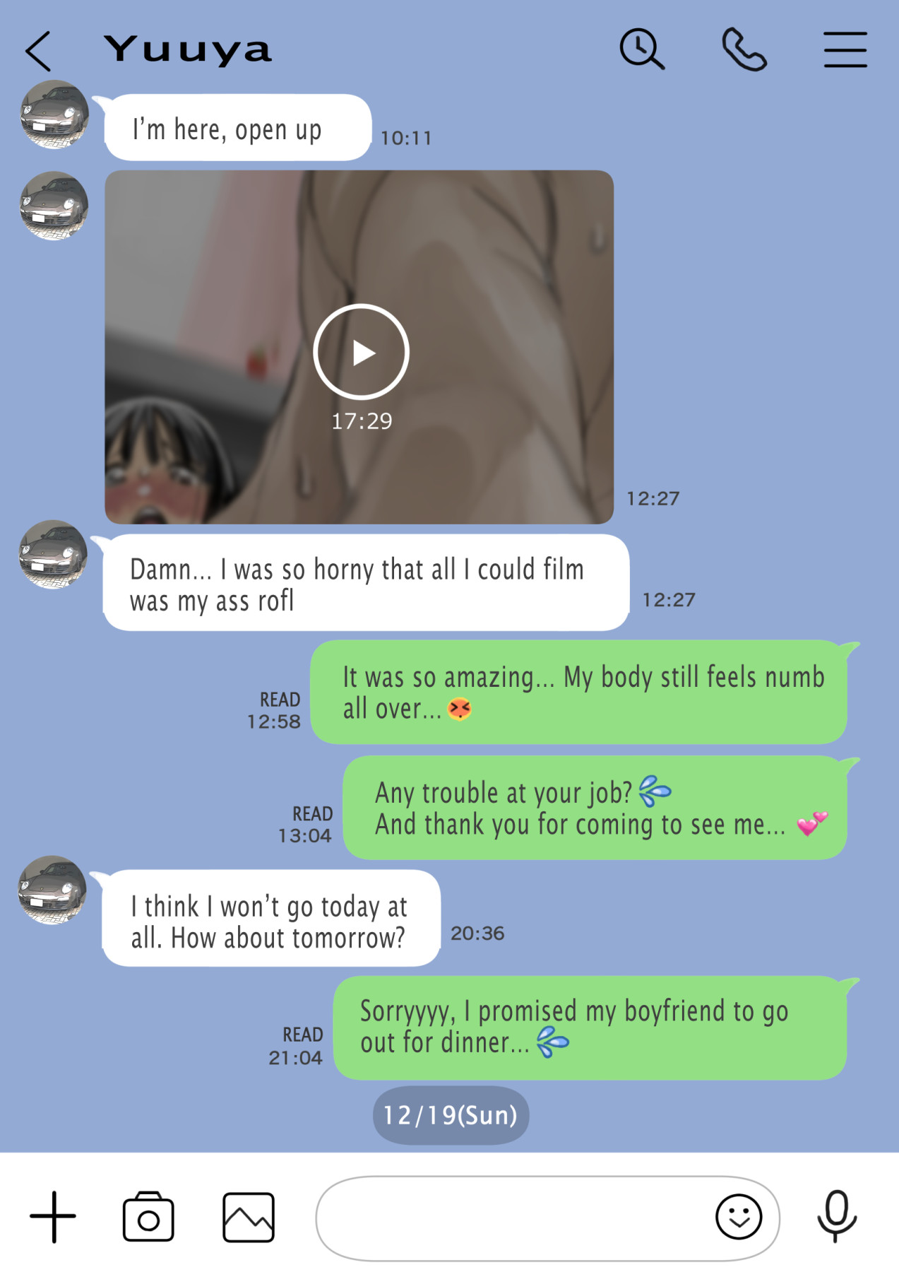 Hentai Manga Comic-I Just Snooped through Her Smartphone-Chapter 2-86